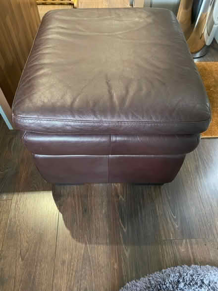 Photo of free Brown leather suite (GU21 4JE) #2