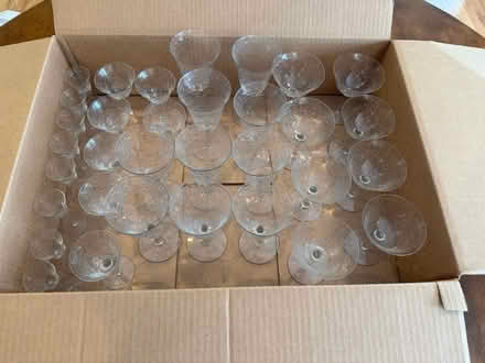 Photo of free Elegant Clear Glass Stemware #2 (Rochester) #2
