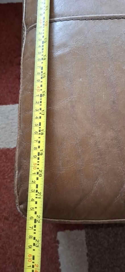 Photo of free Leather Pouffe/Foot Stool (Mansfield NG19) #3