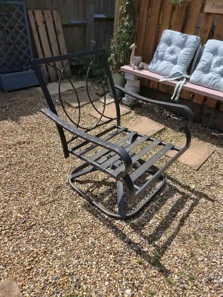 Photo of free Metal rocking chair (Bilton CV22) #1