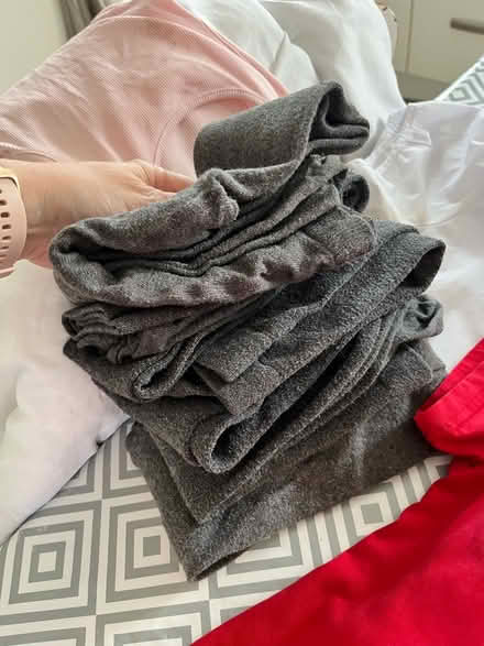 Photo of free Grey school tights and white knee high socks (Marsh LA1) #1