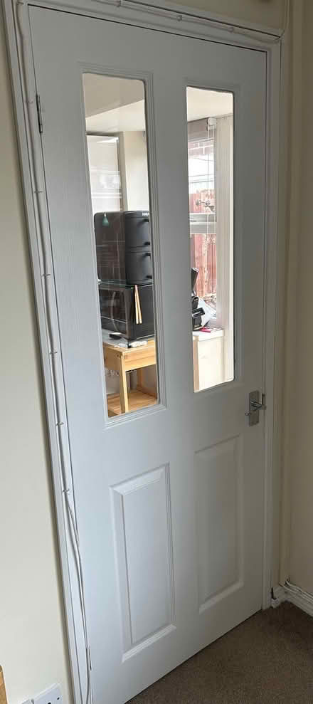 Photo of free Internal door with glass (Hatherley GL51) #1
