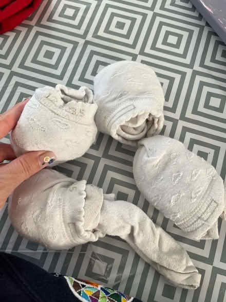 Photo of free Grey school tights and white knee high socks (Marsh LA1) #2