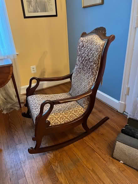 Photo of free Upholstered rocker (Flower and Wayne Aves., SS) #3