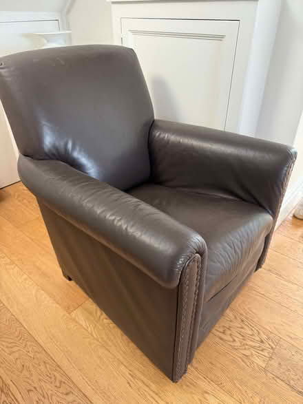 Photo of free TETRAD 'Morgan' Small Leather Armchair (Bay Horse LA2) #1