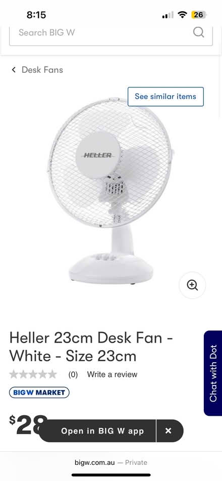 Photo of free desk fan (Sunbury) #1