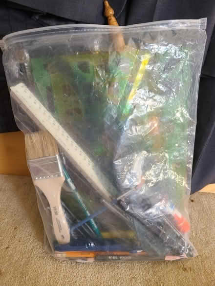 Photo of free Bag full of random art supplies (Willow Glen) #1