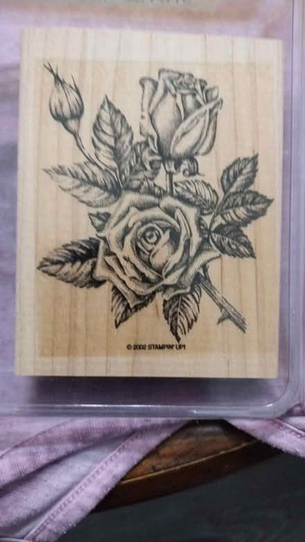 Photo of free Roses stamp without ink (Allen) #1