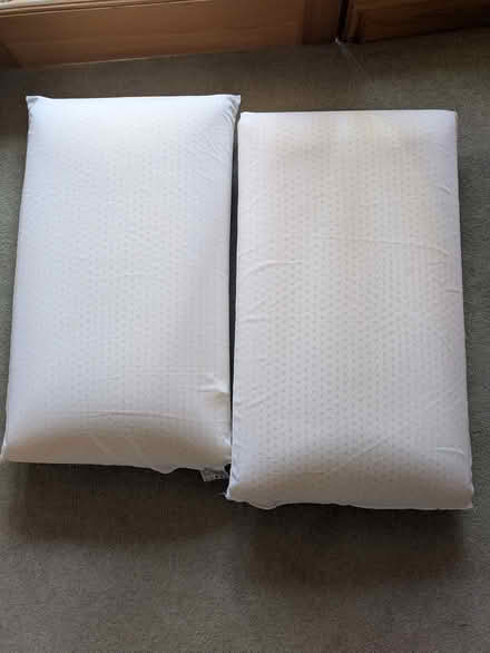 Photo of free Pair of latex pillows (Tasburgh NR15) #2