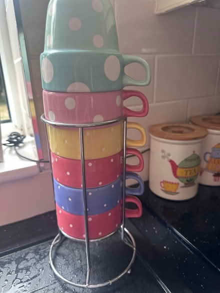 Photo of free Marks and spencer set of six stacking mugs. (Nast Hyde Farm AL10) #1