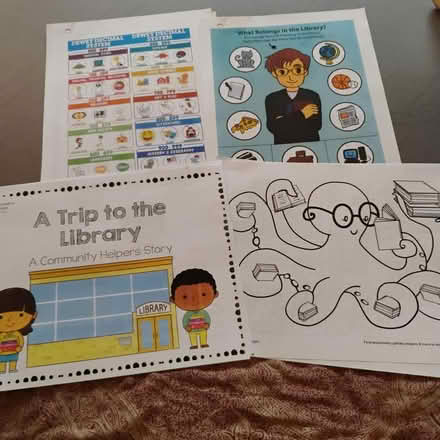 Photo of free Going to the Library Activity Pack (Darien) #1