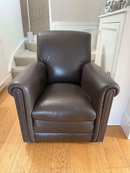 Photo of free TETRAD 'Morgan' Small Leather Armchair (Bay Horse LA2) #3