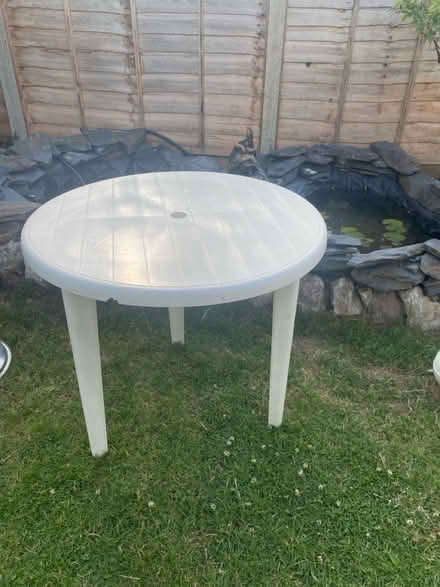 Photo of free Garden table (Grange Rd KT9) #1