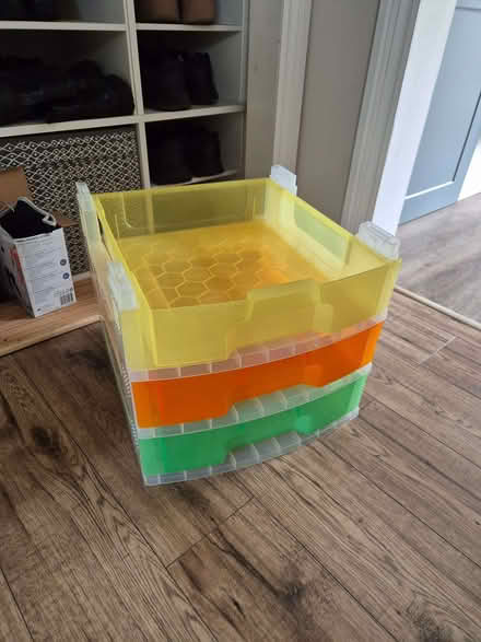 Photo of free Plastic storage drawers 3 to extend anyone's collection (Wokingham RG41) #1