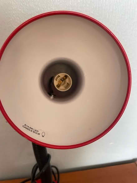 Photo of free Red desk lamp (BA2) #2