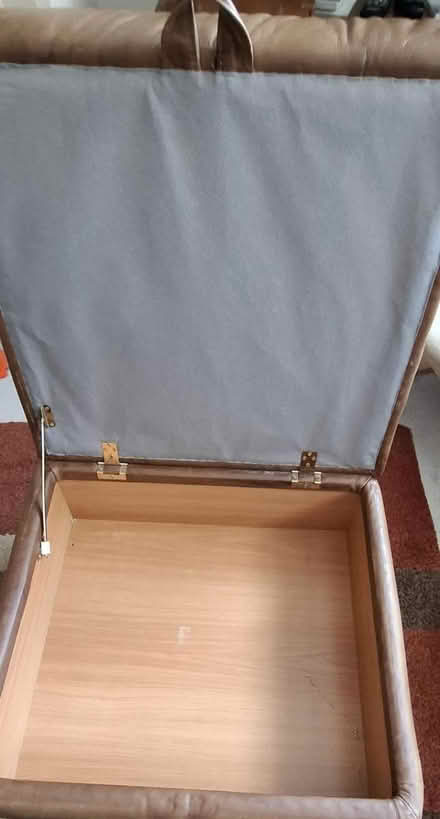 Photo of free Leather Pouffe/Foot Stool (Mansfield NG19) #1
