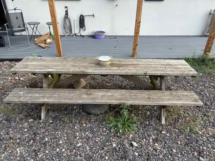 Photo of free Large garden bench (Steeple, CM0) #2
