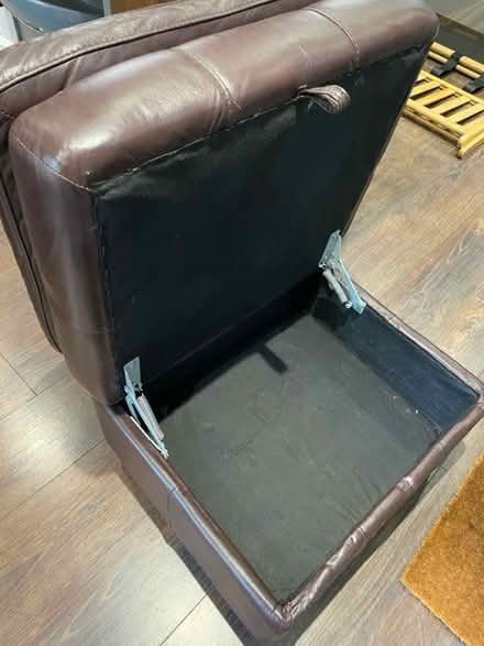 Photo of free Brown leather suite (GU21 4JE) #3