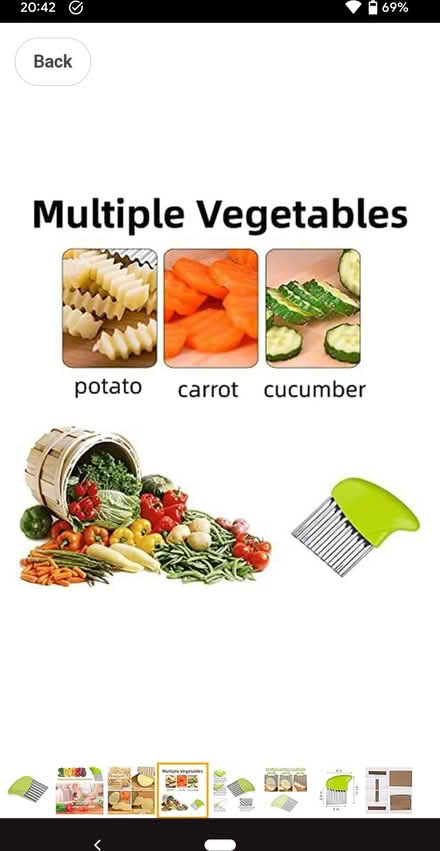 Photo of free Crinkle vegetable cutter (Sutton in Ashfield NG17) #2