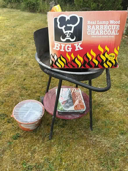 Photo of free BBQ with charcoal (Knotty Green HP9) #1