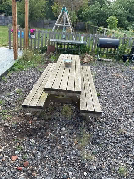 Photo of free Large garden bench (Steeple, CM0) #1