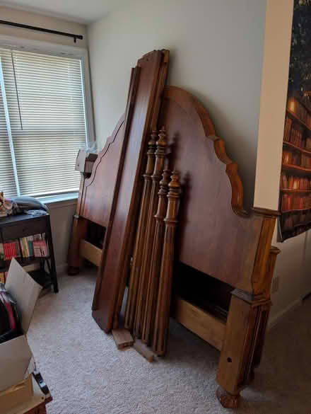 Photo of free King Bed Frame (no Mattress) (Poolesville, MD) #2