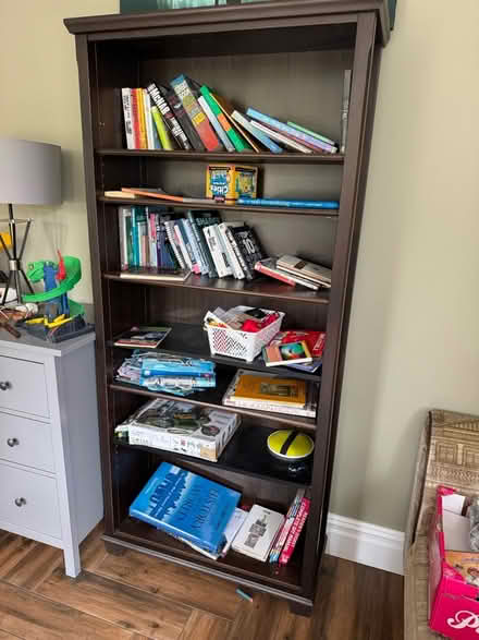 Photo of free Wooden bookcase (KT7 - Thames Ditton) #1