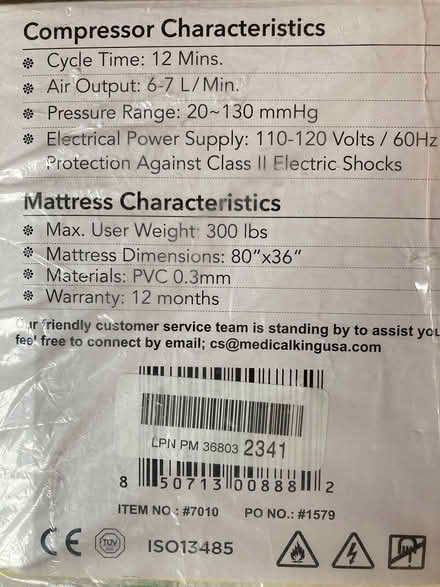 Photo of free Anti bedsore mattress 80x36 (Rogers Park) #2