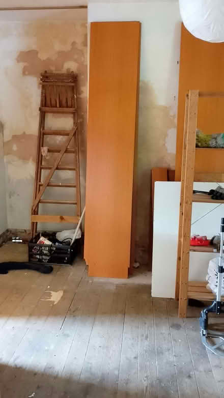 Photo of free Beech effect chipboard shelving (Chorlton M21) #2