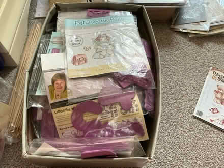 Photo of free High box of rubber crafting stamps (Stone Cross BN24) #1