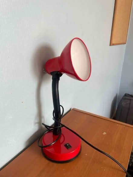 Photo of free Red desk lamp (BA2) #1