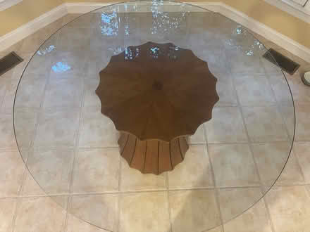 Photo of free 54" Glass table top (NOT base) (6501 Fallwind Lane Bethesda) #2