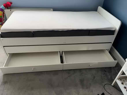 Photo of free Single trundle bed (Rathfarnham) #3