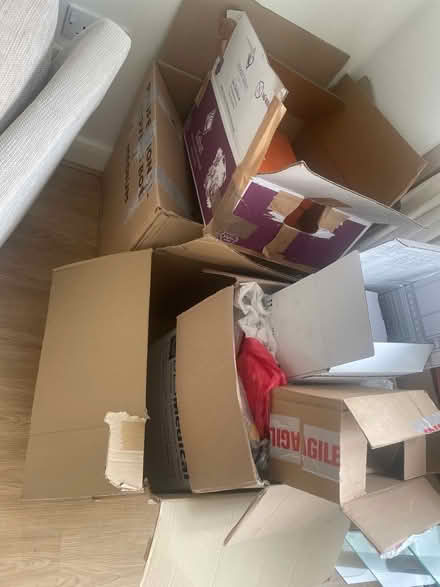 Photo of free Boxes and bubble wrap for moving (L8) #1