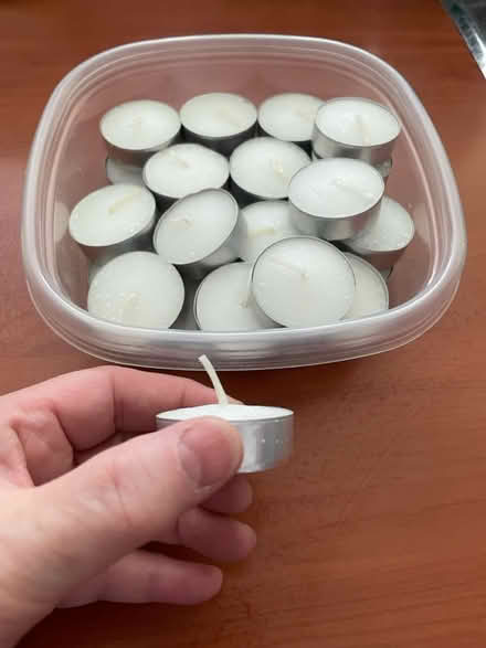 Photo of free 27 wax tealights (Dufferin & Eglinton) #1