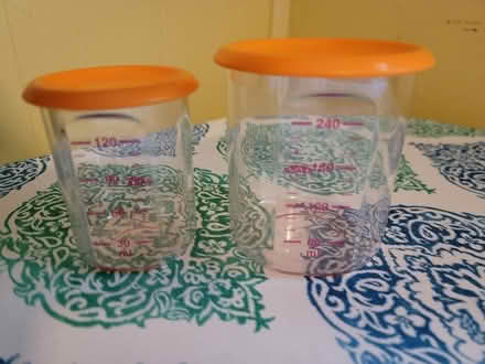 Photo of free 2 Orange Beaba Jars (West 7th) #2