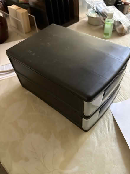 Photo of free Small plastic 2-drawer organizer (Ossining) #1