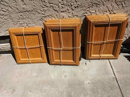 Photo of free oak cabinet doors draw fronts (West San Jose) #2