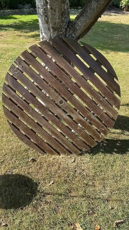 Photo of free Wooden garden table (Midsomer Norton BA3) #1