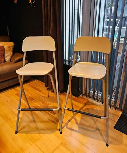Photo of free 2 ikea Bar stool with backrest (Kilcoole) #1