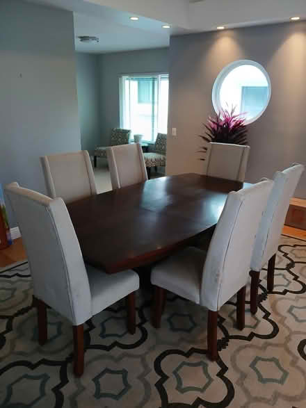 Photo of free Dining Table/Six Chairs/Area Rug (Huntington Beach-Yorktown/Main) #3