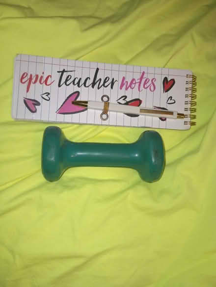 Photo of free Note pad and very light dumbbell (Grafton WV. 26354) #1