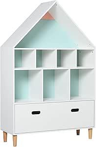 Photo of free House shaped shelf system, white w some colours (Gilmerton EH17) #1