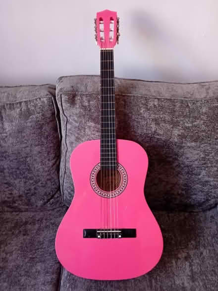 Photo of free Pink guitar (Royals area NN16) #2