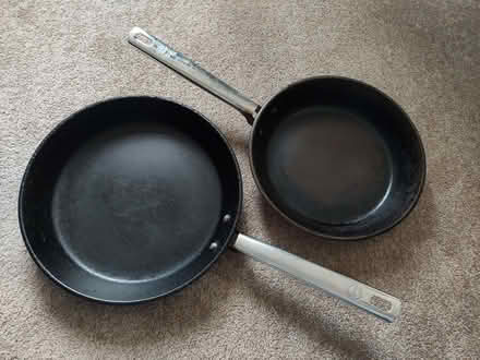 Photo of free Two frying pans (Urmston M41) #1