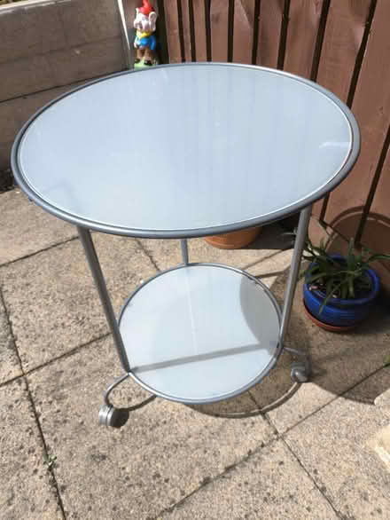 Photo of free Glass top Table (Corfe Mullen BH21) #2