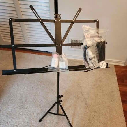 Photo of free Music stand and trumpet care kit (New Milford, NJ) #1