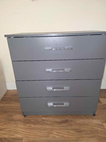 Photo of free Grey chest of drawers on wheels (West Croydon CR0) #1