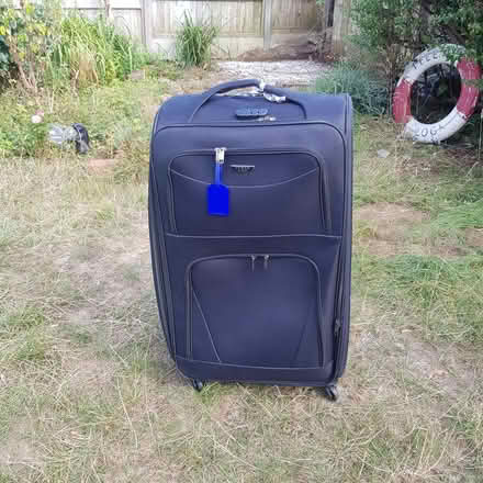 Photo of free XL Black Suitcase On Wheels (Middleyard GL10) #1