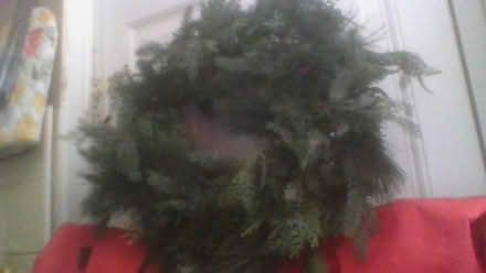 Photo of free Large christmas door wreath (BA2) #3